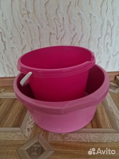 Ведро и тазик