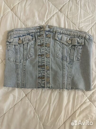 Джинсовый топ lime