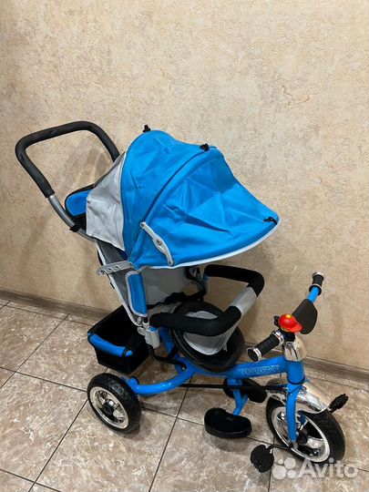 Детский велосипед с ручкой новый