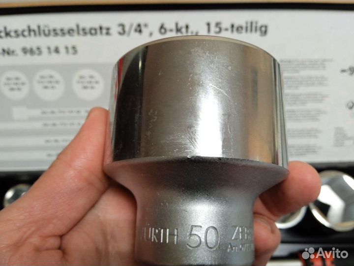 Продам набор головок 3/4 Wurth Вюрт