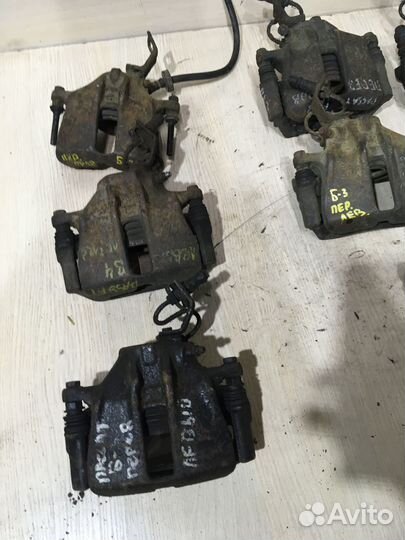 Суппорт тормозной передний левый правый пассат Б3