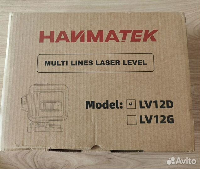 Лазерный уровень нивелир 3D Hanmatek LV12D