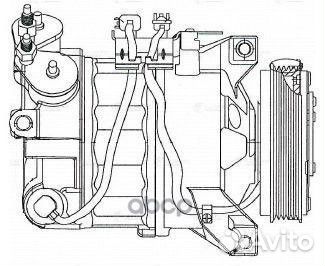 Компрессор volvo S80 (06) /XC60 (08) /XC70 (07