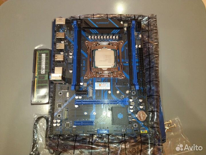 Комплект материнка, Xeon 2667 v4 8/16, 16 Гб