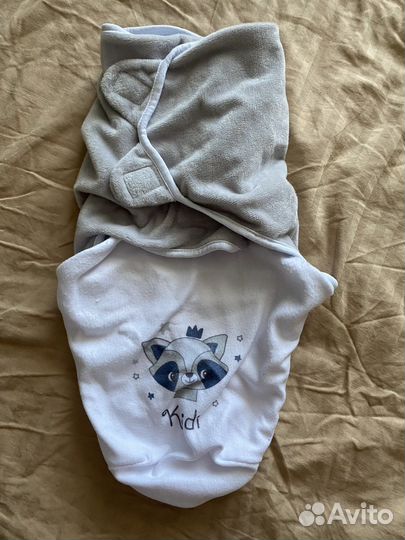 Пеленка-трансформер кокон на липучке