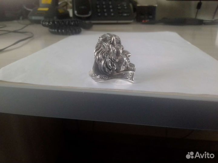 Байкерский перстень. Серебро