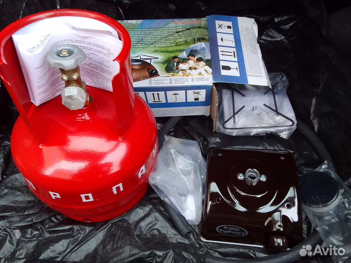Туристическая газовая плита турист с баллоном