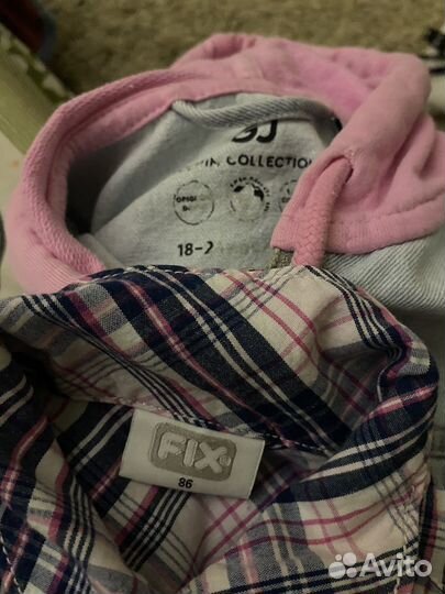 Пакет вещей на девочку 74 80 86
