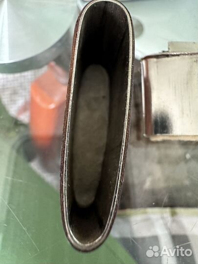 Зажигалка бензиновая винтаж кожа