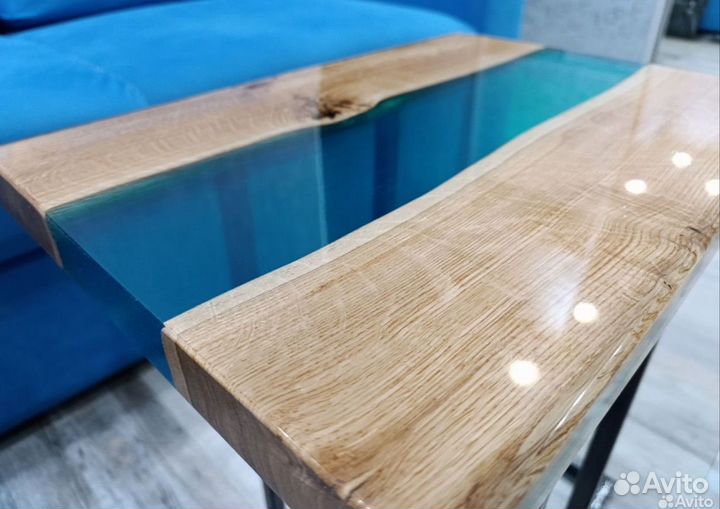 Стол ручной работы эпоксидная смола