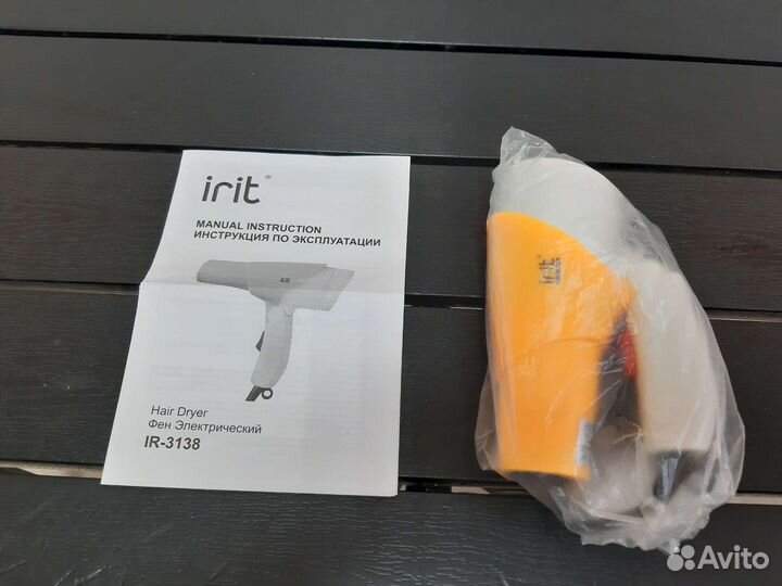 Фен для волос irit ir-3138