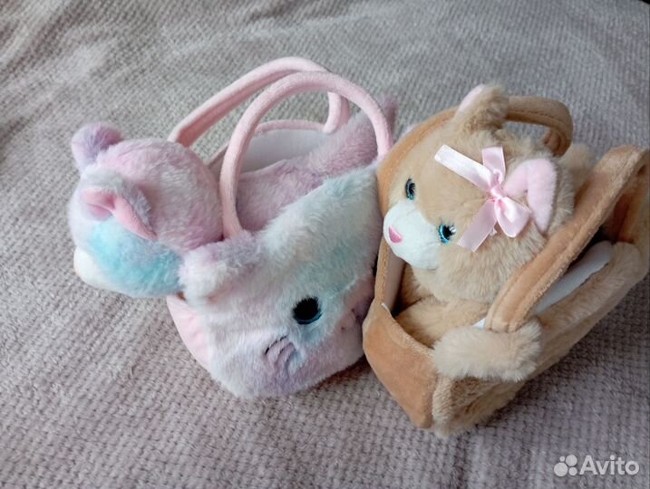 Мягкие игрушки, кот Басик, Пикачу, мама длинные но