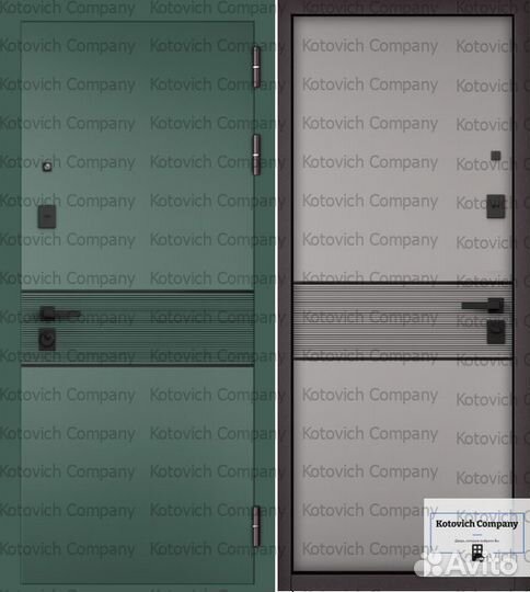 Входная дверь мдф цветная