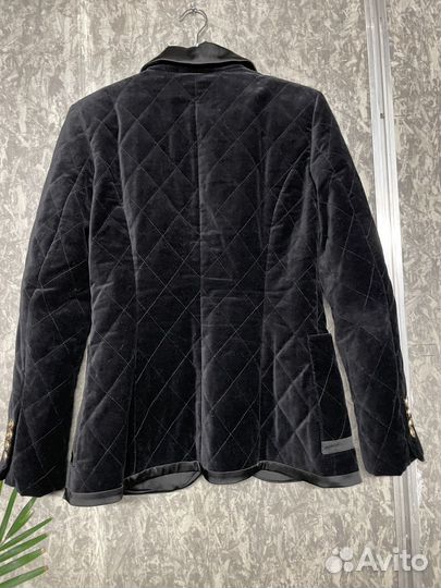 Бархатный костюм с юбкой