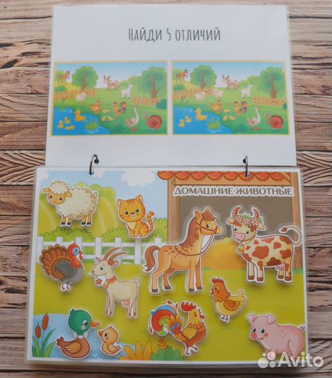 Альбом на липучках. Игры на липучках