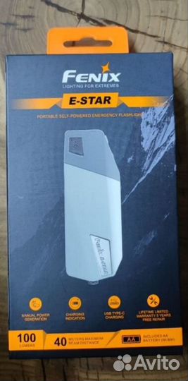 Новый динамо фонарь Fenix