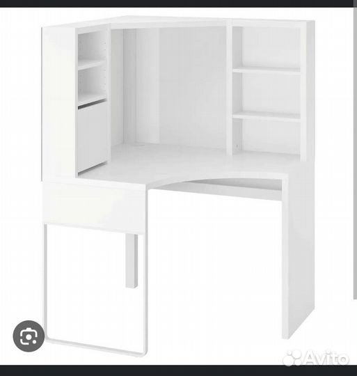 Письменный стол IKEA угловой белый б/у