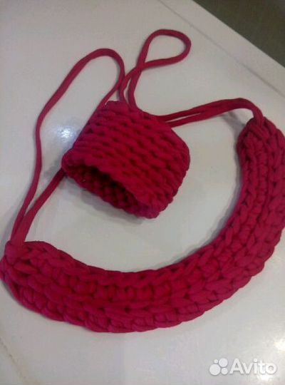 Модные украшения из трикотажной пряжи