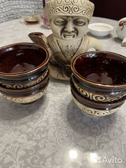 Набор с пиалой казахский