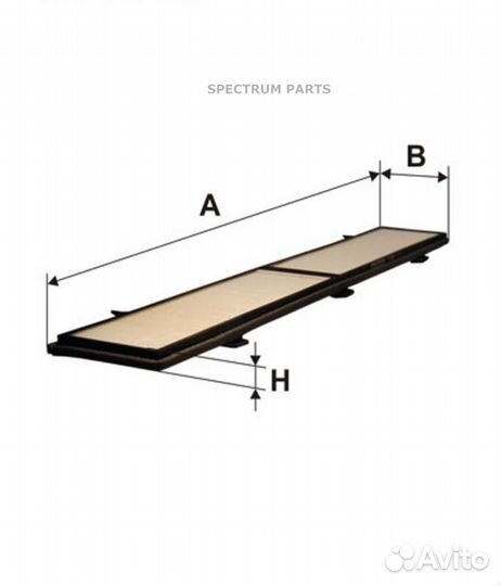 Фильтр салона K1169 filtron K1169 (K1169)