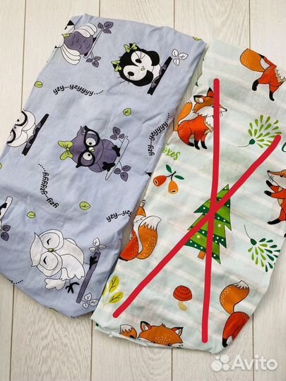 Детская простынь на резинке