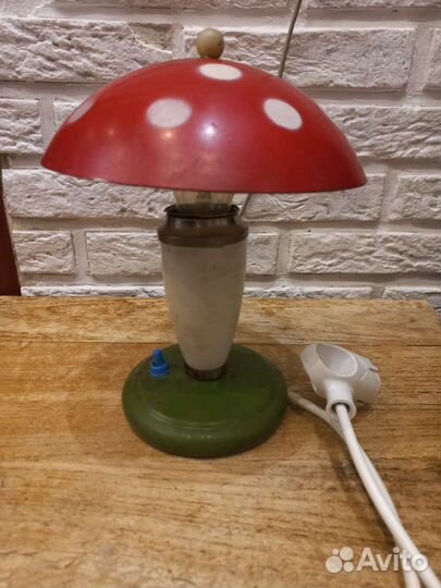 Лампа настольная грибок СССР
