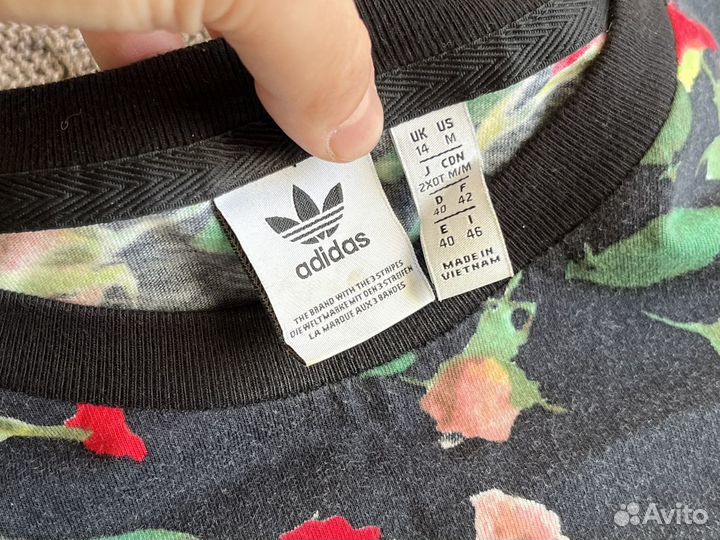 Футболка adidas адидас оверсайз женская M L