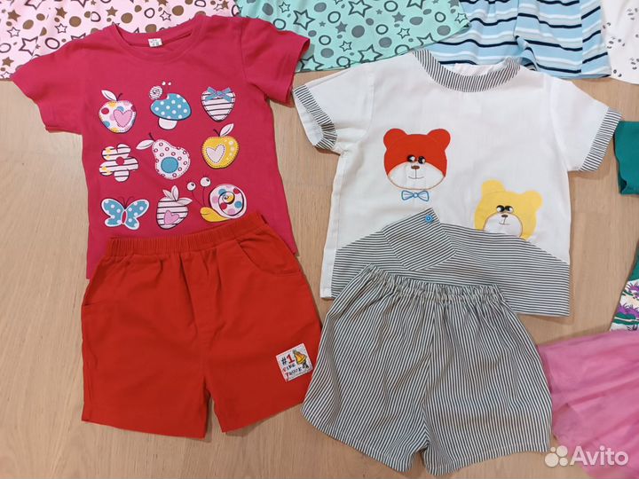 Летний пакет одежды для девочки 92 размер