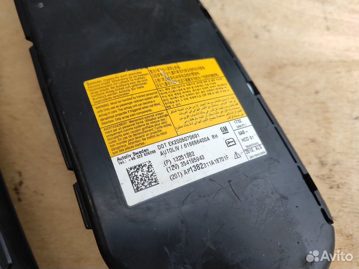 Подушка безопасности в сидение на Опель Астра Джей