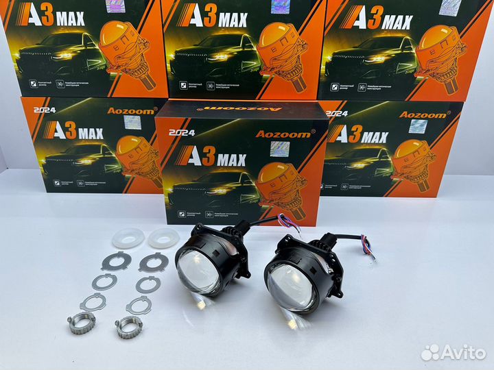 NEW 2024 Biled Aozoom A3 MAX Светодиодные линзы