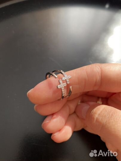 Кольцо новое посеребрение