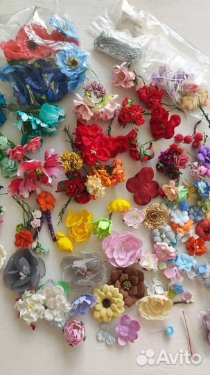 Цветы для скрапбукинга