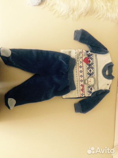 Велюровый костюм