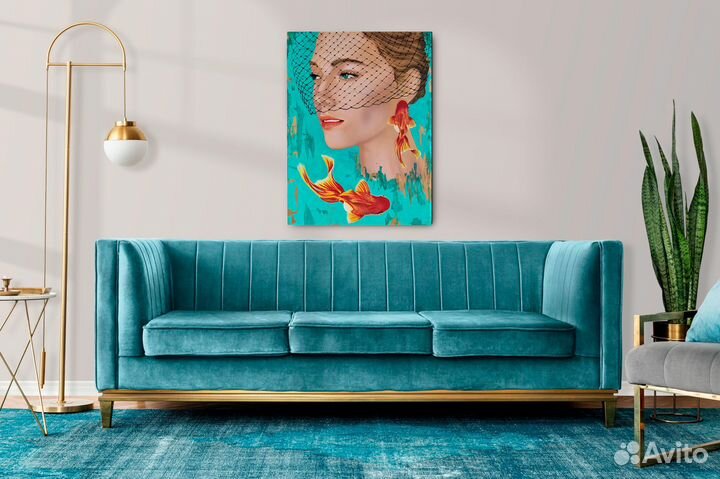 Картина интерьерная Поймай удачу