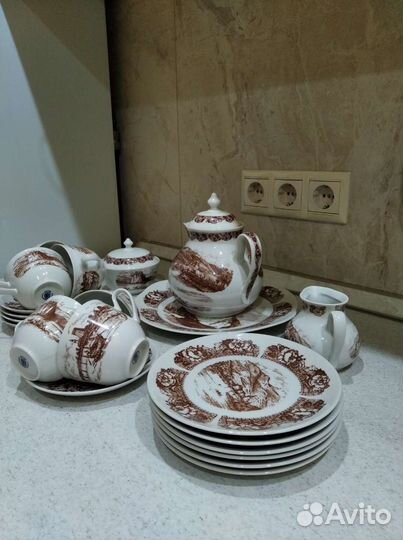 Сервиз чайный Чехословакия 