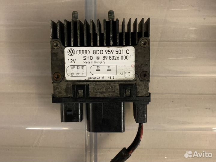 Блок управления вентилятором Volkswagen Т5 passat