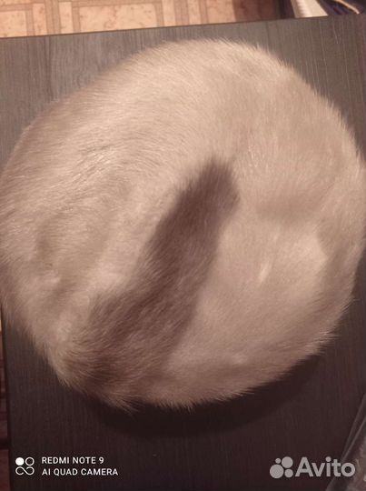 Берет женский норковый