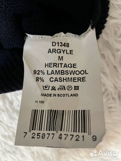 Vintage Barbour свитер шерстяной