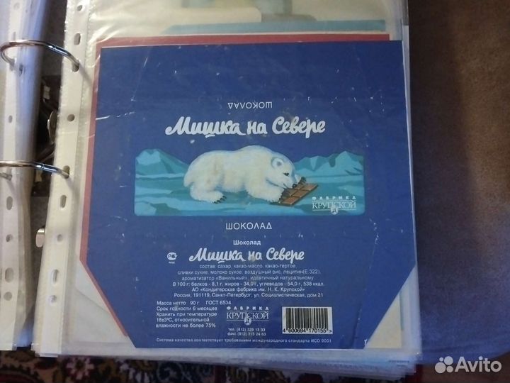 Обертки от шоколада