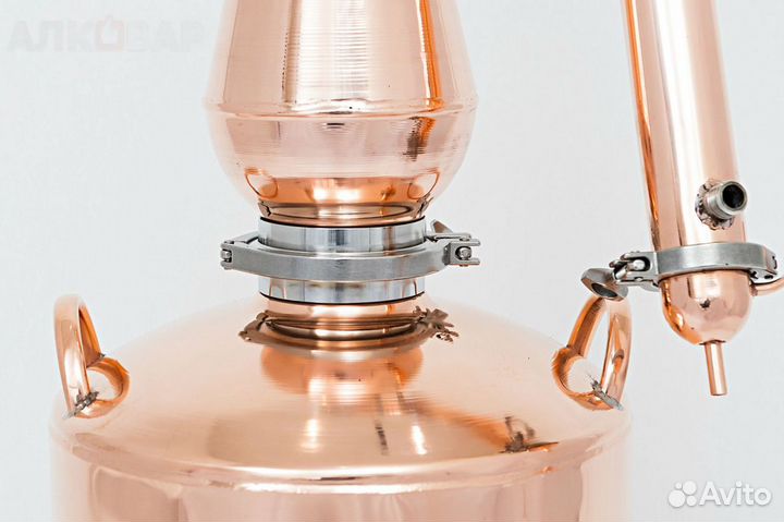 Аппарат для дистилляции медный Аламбик 30-50л
