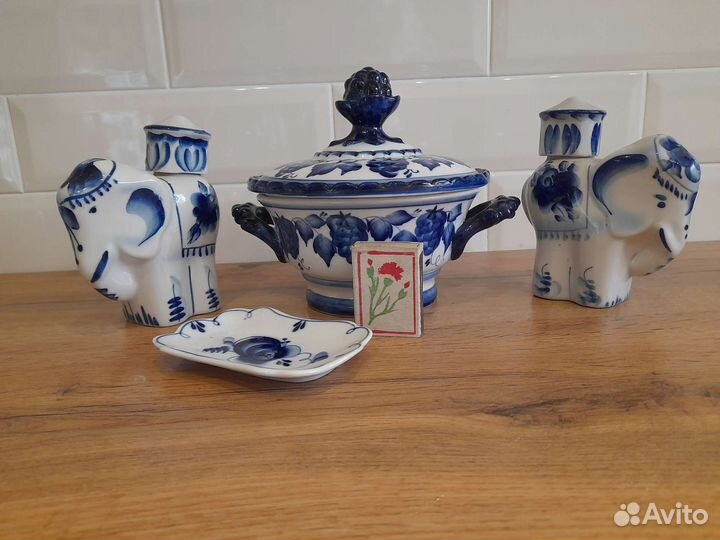 Гжель посуда