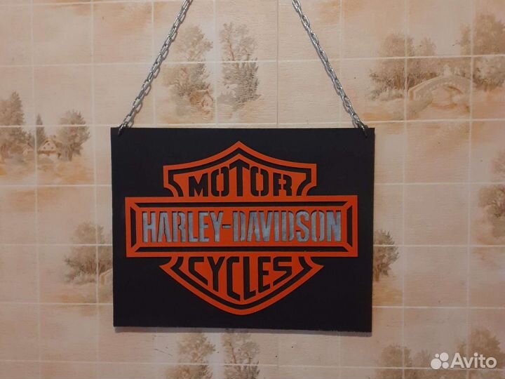 Панно Harley Davidson