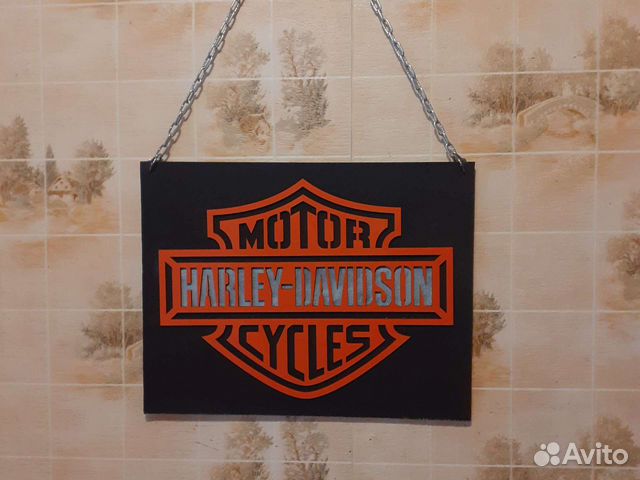 Панно Harley Davidson