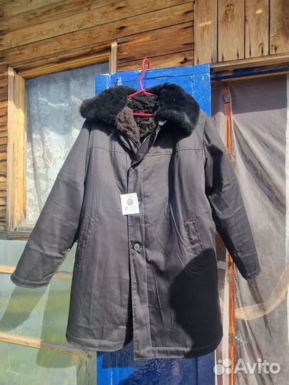 Полушубок крытый, натуральная овчина. новый