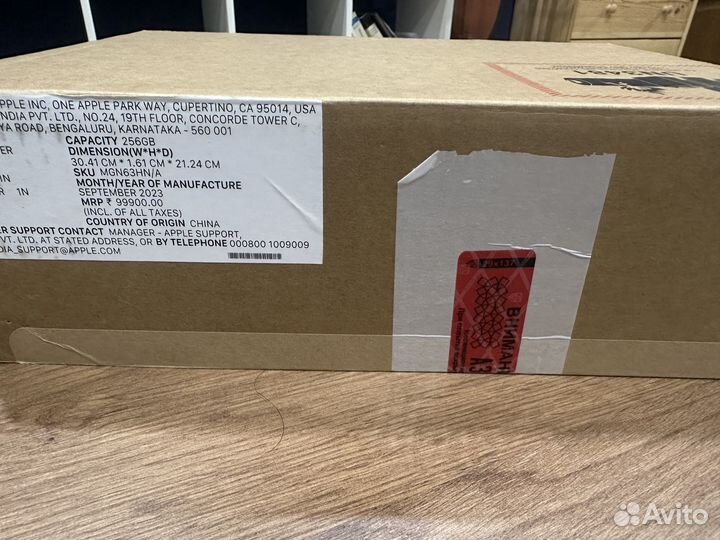 Новый Apple macbook air 13 2020 m1 8gb 256
