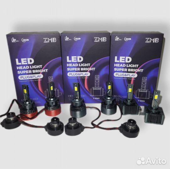 Светодиодные LED лампы D1, D2, D3, D4