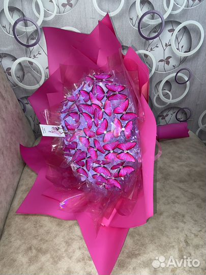 Букет с бабочками