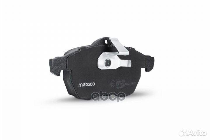 Колодки тормозные передние к-кт 3000-016 metaco