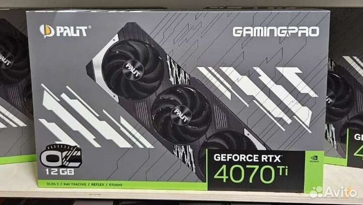 Видеокарты rtx 4070 ti Palit Gamingpro OC новые