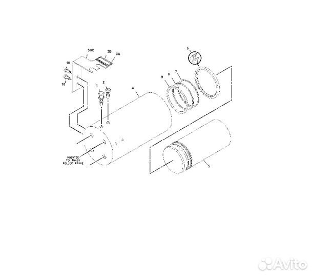 Цилиндр натяжителя 1793043